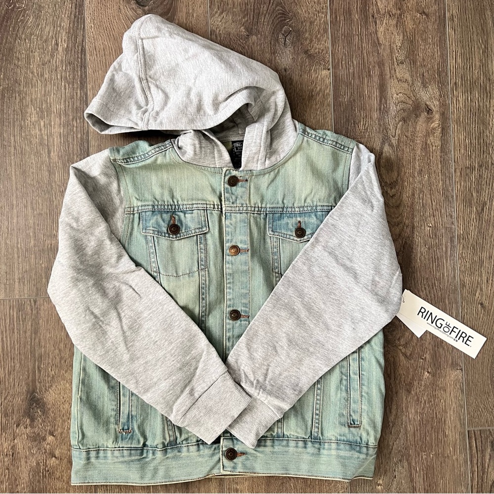 Boy’s Hooded Denim Jacket